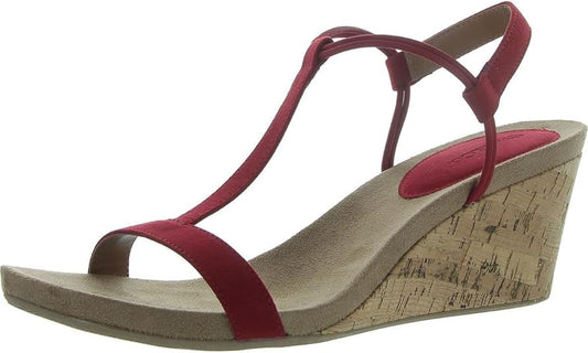 Style & Co Women's Mulan Wedge Sandals  Fruit Punch Micro Size 8