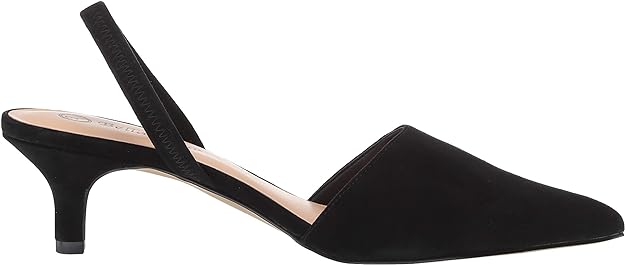 Bella Vita Women's Sarah Slingback Dress Pump Color Black Suede Size 8WW