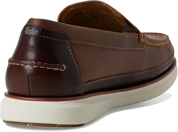 Florsheim Men's Tropics Moc Toe Venetian Slip-on Loafer Brown Size 11W