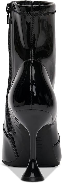 INC International Concepts Women's Ibrina Stretch Booties Color Black Patent Size 5M