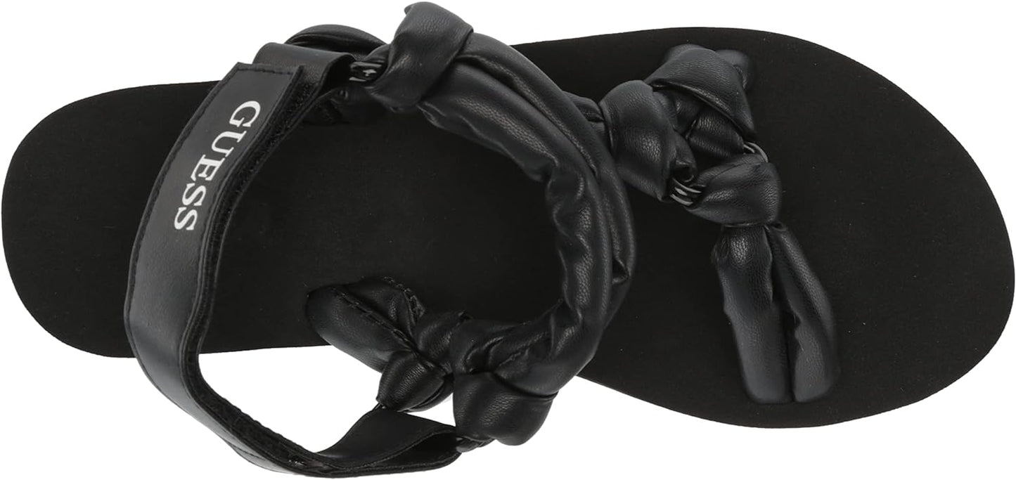 GUESS Women's Albina Puffy Wedge Sandals Color Black Size 7M
