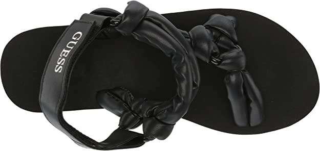 GUESS Womens Albina Wedge Sandal Color Black Size 6M