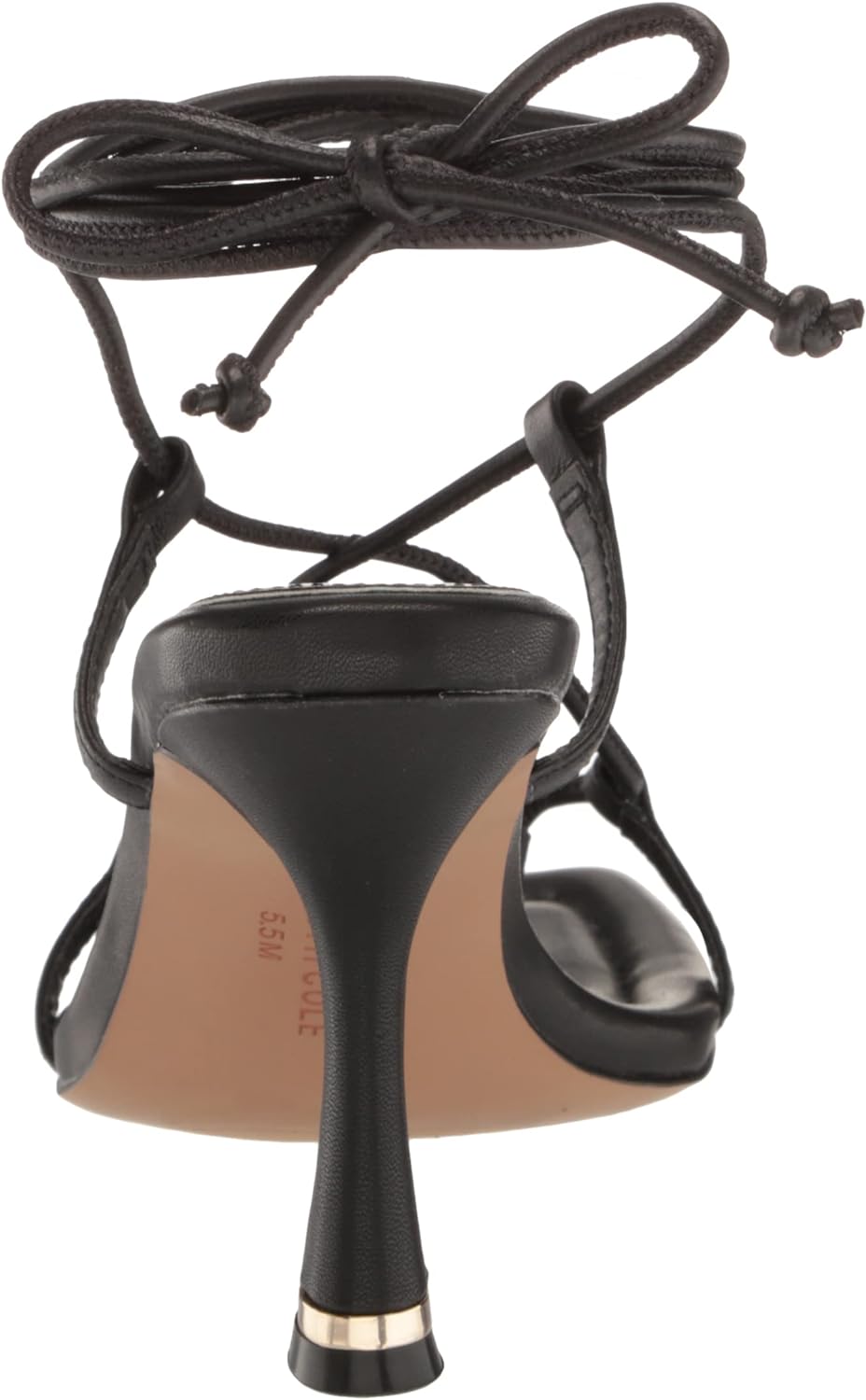 Kenneth Cole New York Women's Belinda Wedge Sandals Color Black Leather Size 6M