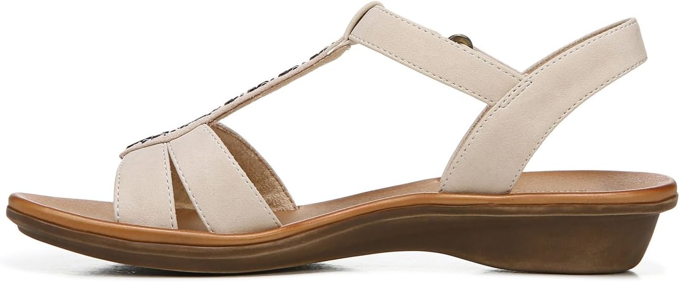 Soul Naturalizer Summer Ankle Strap Summer Sandal Porcelain Faux Nubuck Size 9