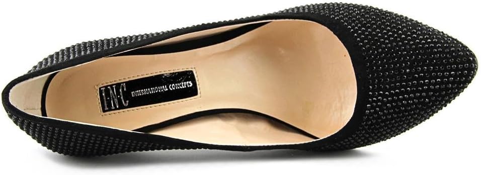 INC International Concepts Women's Zitah Pumps Color Black Bling Size 9.5M