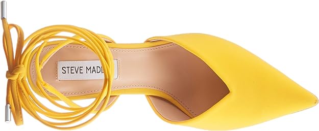 Steve Madden Women's Open Heel Shoe Heeled Sandal   Color Yellow Size 7M