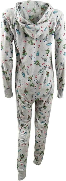 Family Pajamas Women's 1-Pc Tree-Print Pajama Color Festive Trees Size XS