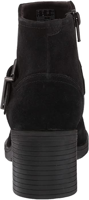 Clarks Women's Hollis Star Ankle Boot Color Black Suede Size 5M