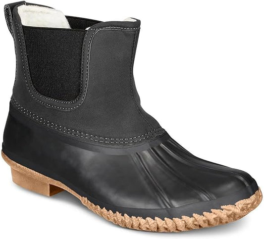 Style & Co Women's Harlii Cold-Weather Duck Boots  Color Black Smooth Size 5M