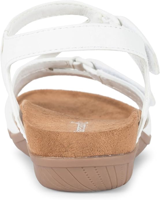 Baretraps Women's Jaxen Outer Side Closure Sandal White Size 9.5