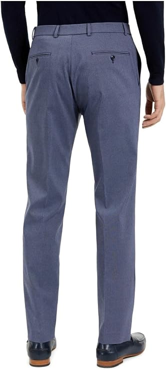 TOMMY HILFIGER Men’s THFlex Minicheck Office Dress Pants Navy Size 40Wx30L