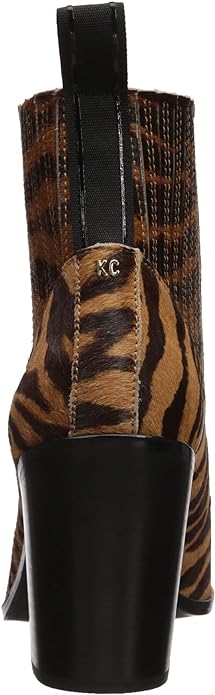 Kenneth Cole Women's West Side Rb Block Heel Bootie Color Brown Multi Size 7M