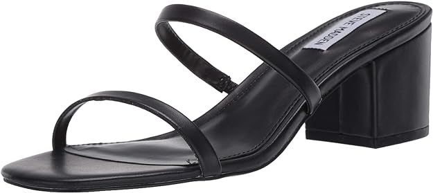 Steve Madden Women's Issy Heeled Sandal Color Black Size 10M