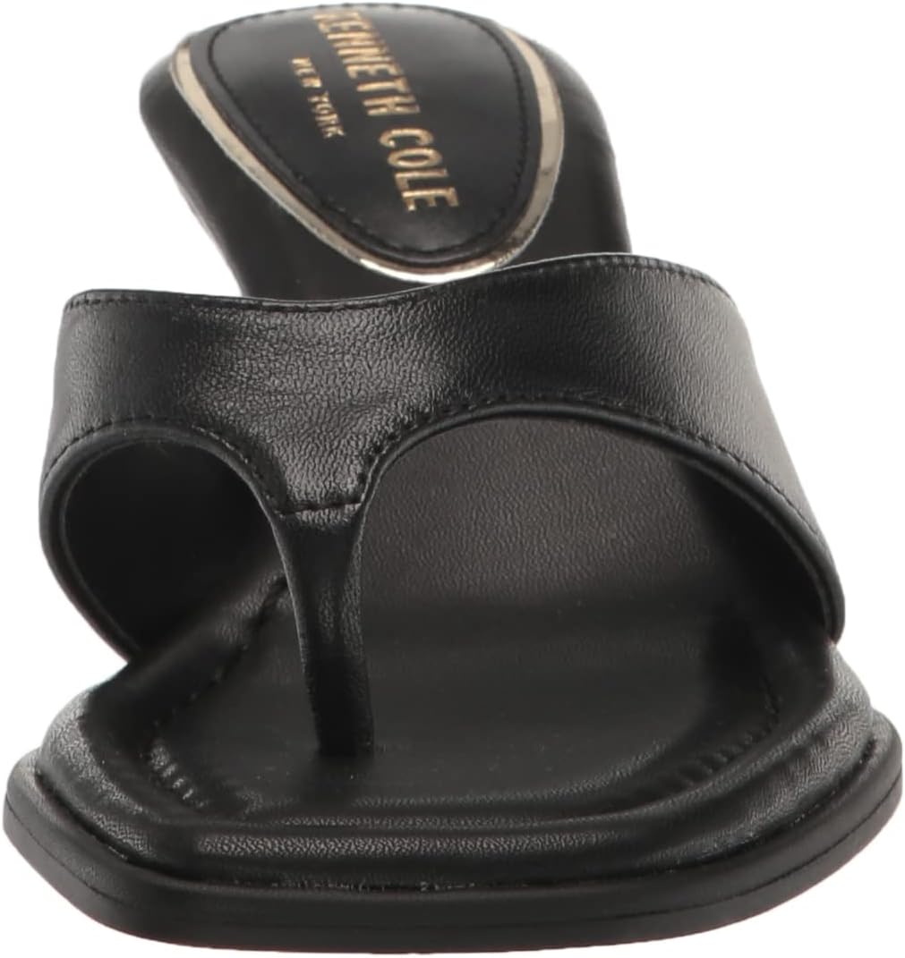 Kenneth Cole New York Women's Classic Geneva Wedge Sandals Color Black Size 7.5M