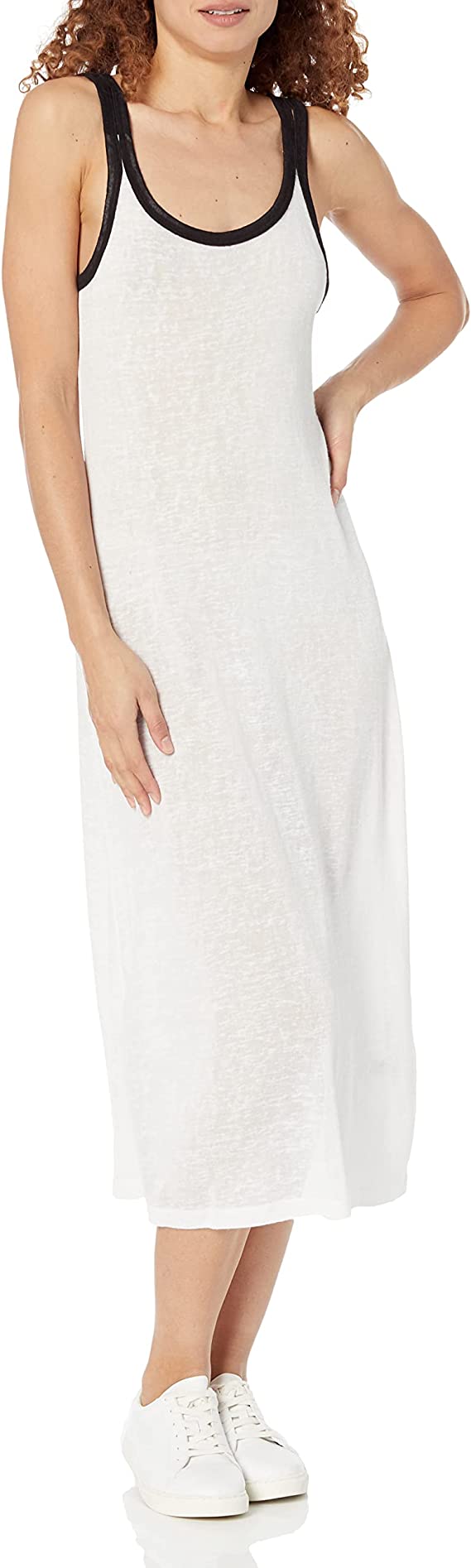 DKNY Double-Strap Dress Cover-Up Color Ivory Size S