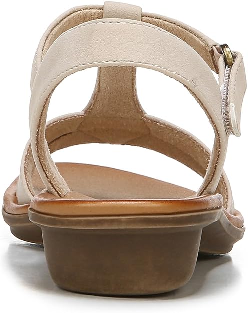 Soul Naturalizer Summer Ankle Strap Summer Sandal Porcelain Faux Nubuck Size 9