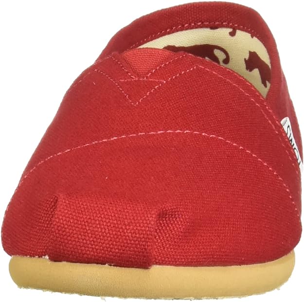 TOMS Women's Classic Canvas Slip-On Shoe Color Red Size 6M