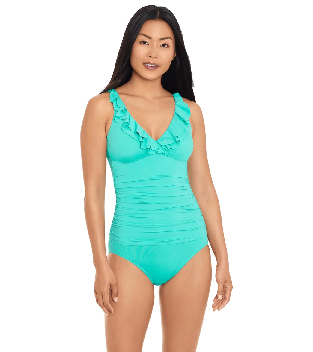 Lauren Ralph Lauren Beach Club Hipster Bikini Bottom Color Light Aqua Size 8