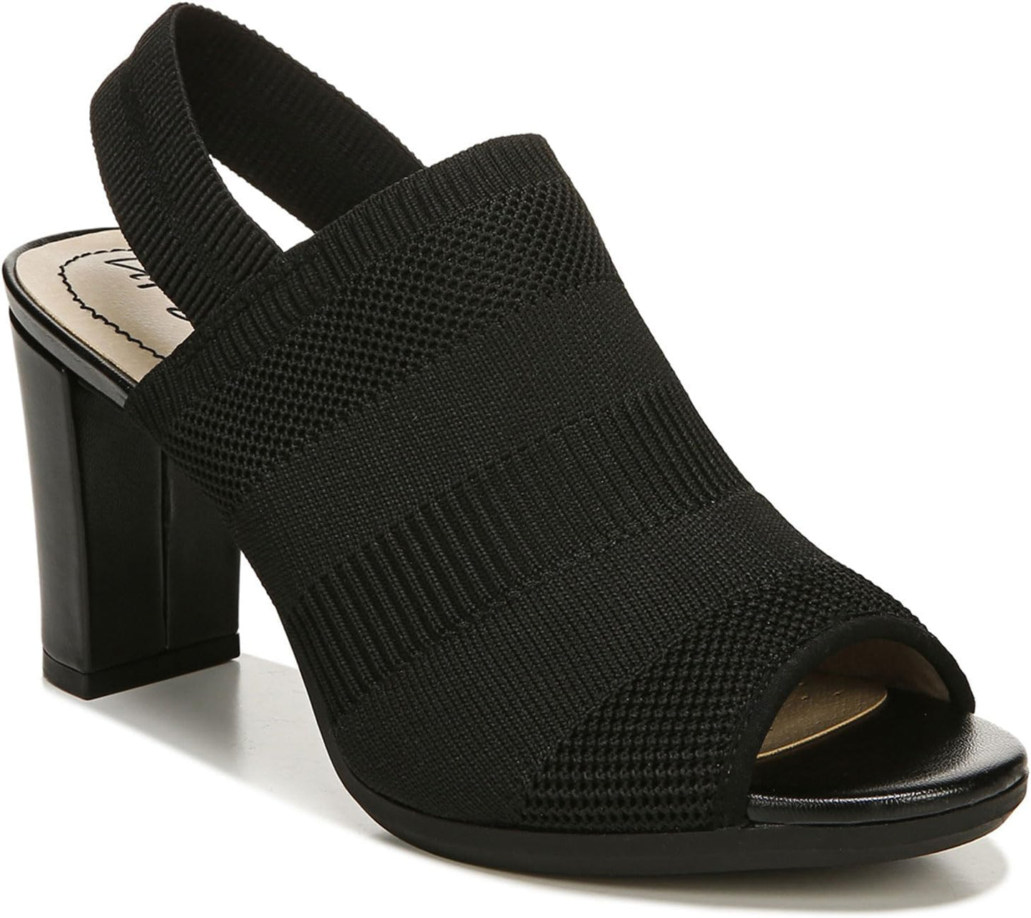 LifeStride Women's Afton Slingback Pump Heeled Sandals Color Black Size 11M