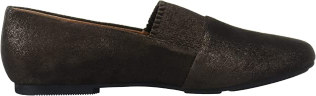 Gentle Souls by Kenneth Cole Women's Eugene Ruffle Slipper Loafer Color Bronze Size 6.5M