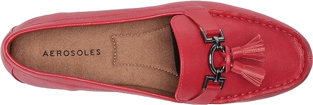 Aerosoles Women's Deanna Loafer Color Red Size 7.5M