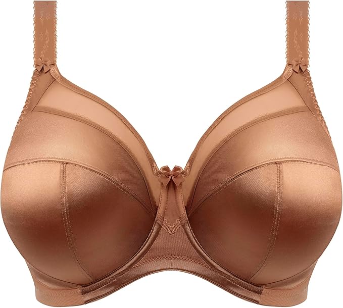 Goddess Plus Size Keira Underwire Banded Bra Color Cinnamon Size 36I