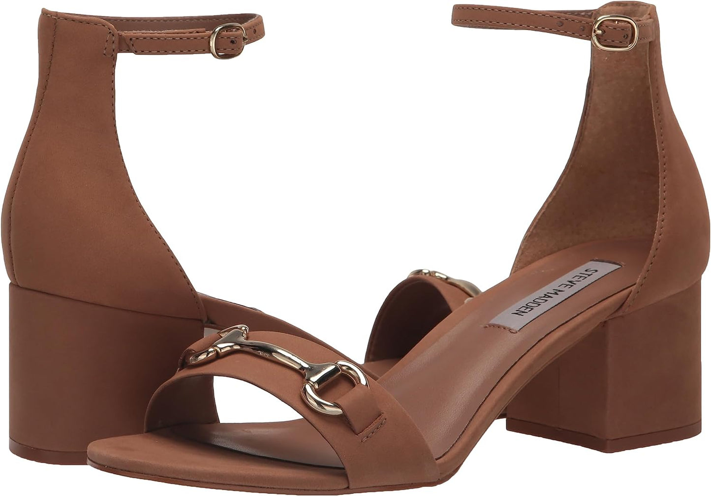 Steve Madden Women's Irenee-B Ankle-Strap Sandals  Color Tan Nubuck Size 7.5M