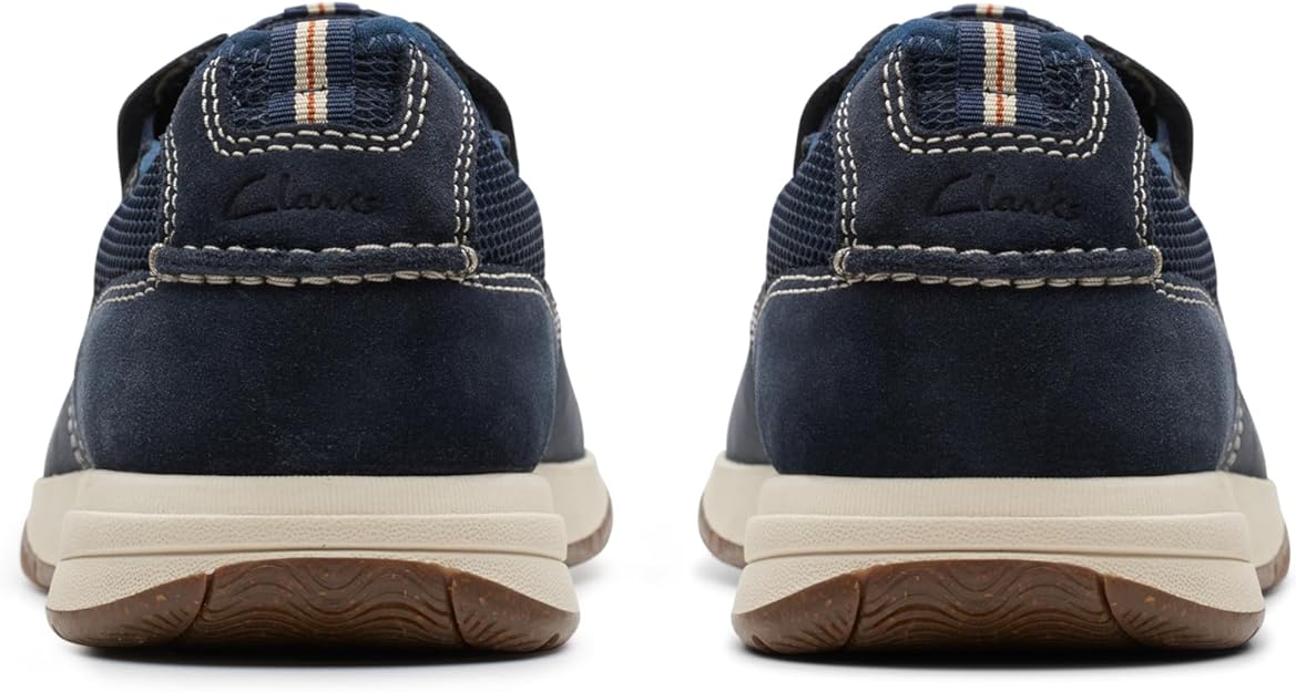 Clarks Men's Collection Sailview Step Boat Shoe Navy Nubuck Size 11.5W