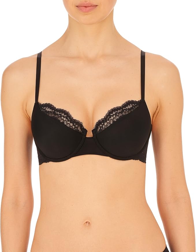 Natori Breakout Full Fit Contour Underwire Bra Black Size 38C