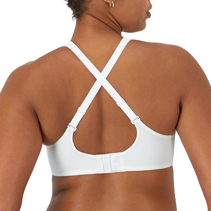 Bali One Smooth U Ultra Light Minimizer Underwire Bra White Size 36C