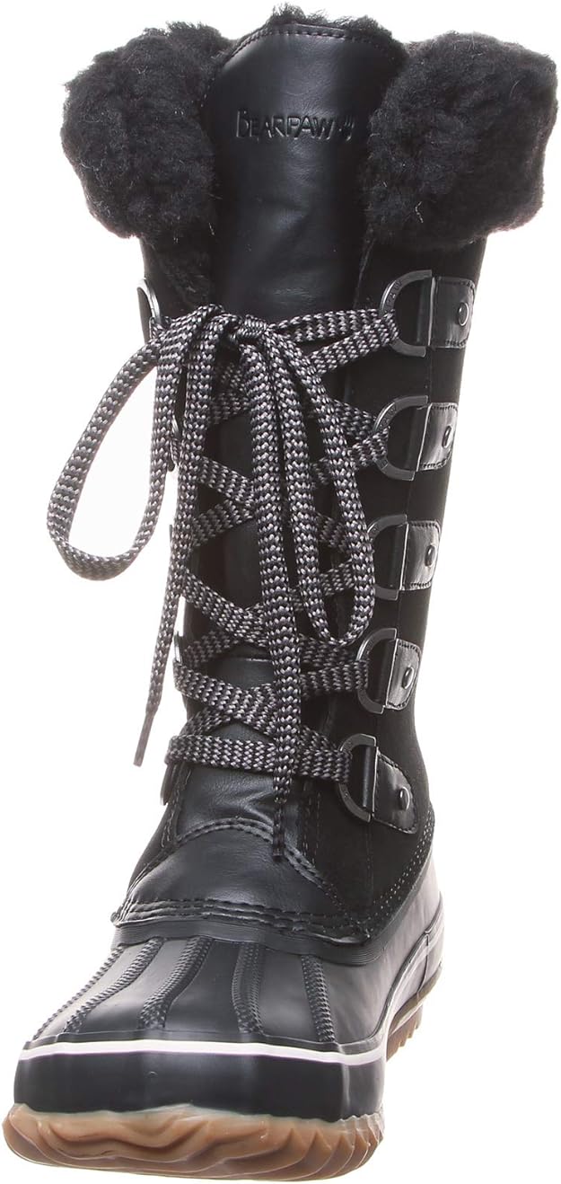 BEARPAW Women's Denali Winter Boot Color Black II Size 8