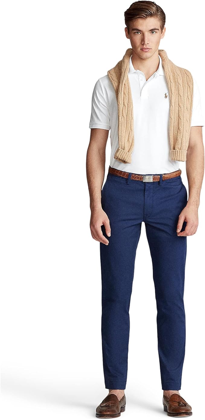 Polo Ralph Lauren Men's Classic-Fit Soft Cotton Polo Shirt White Size S