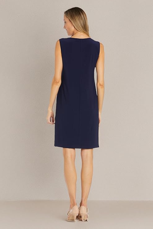 RM Richards Women's 2-Pc. Shimmer Two-Piece Dress Color Navy/Teal Size 8