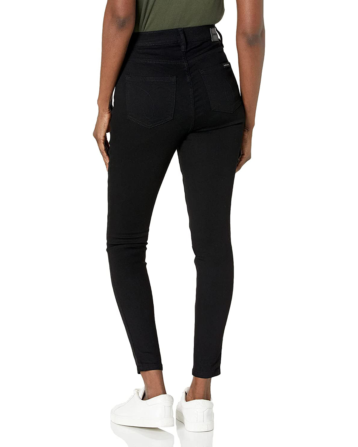 Calvin Klein Jeans Women's Super High-Rise Jeggings Color Caviar Size 32