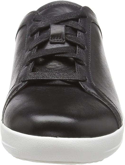 FitFlop Women's F-Sporty II LACE UP Sneakers Color Black Leathe Size 5M