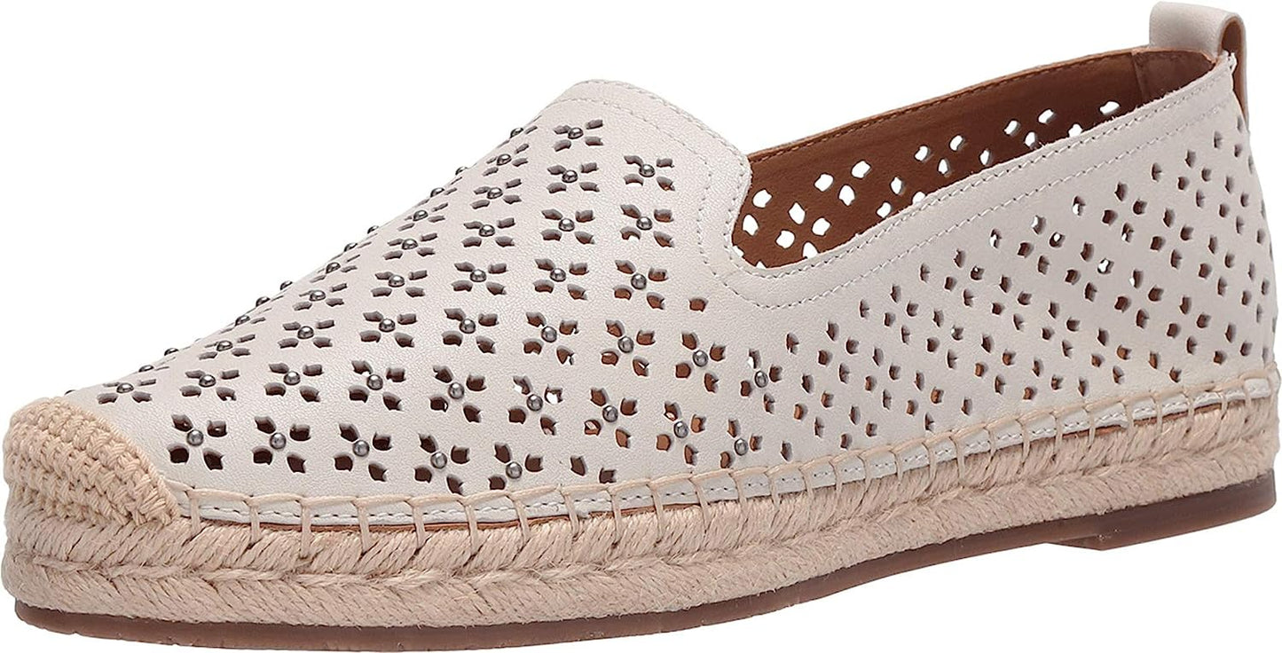 Patricia Nash Elena Espadrille Flats Color White Size 9.5M