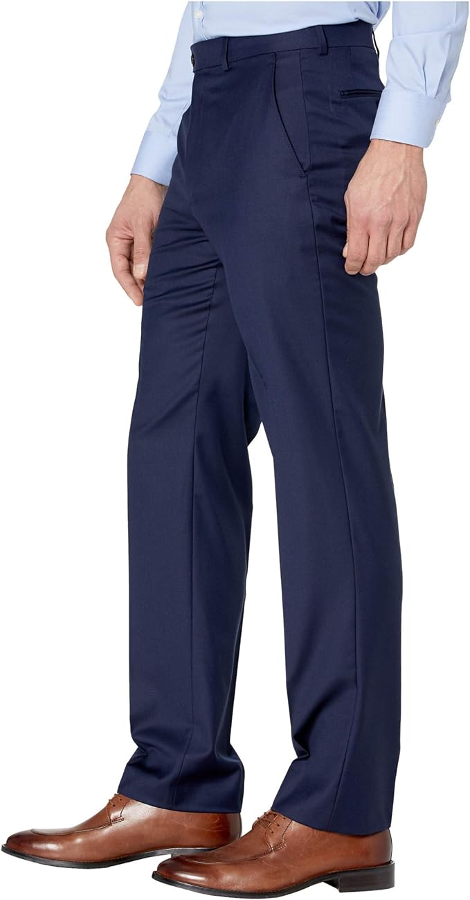 Lauren Ralph Lauren Men's Classic-Fit UltraFlex Stretch Suit Pants Color Navy Solid W38xL30