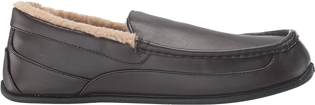 Deer Stags Men's Slipperooz Nordic Spun Slippers Color Dark Brown Size 9W