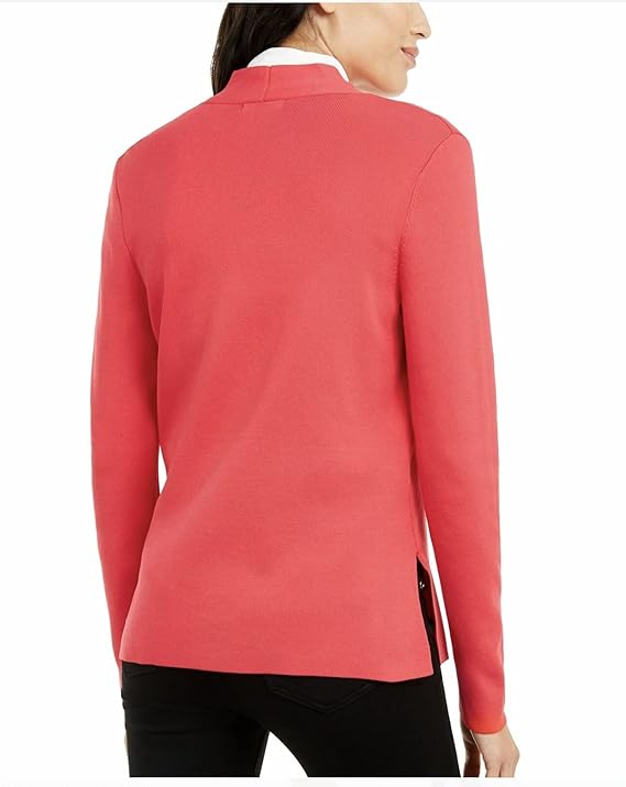 Alfani Women's Open-Front Cardigan Color Royal Peony Size L