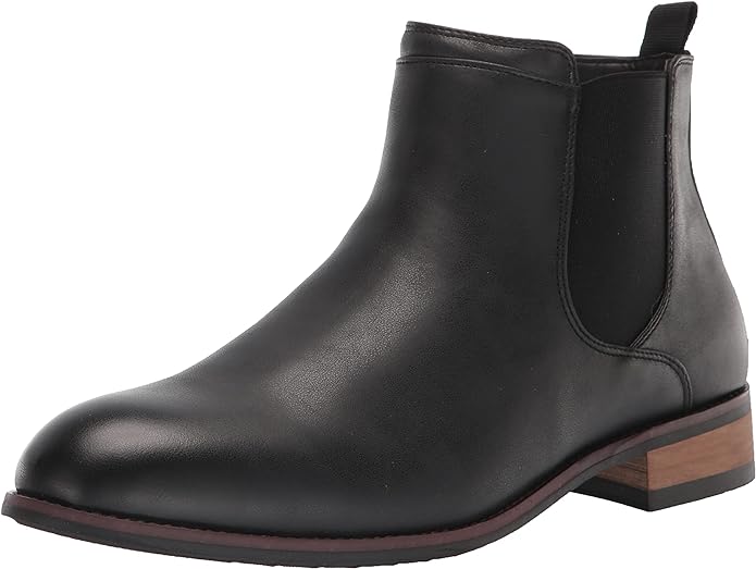 Vance Co. Men's Landon Chelsea Dress Boot Color Black Size 12M