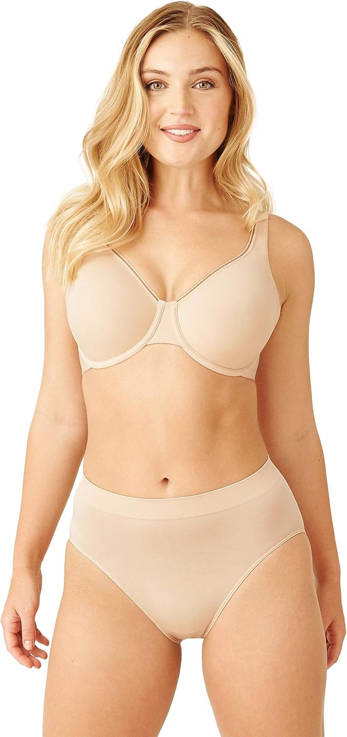 Wacoal Women's High Standards Underwire Bra Sand Nude Size 36DD