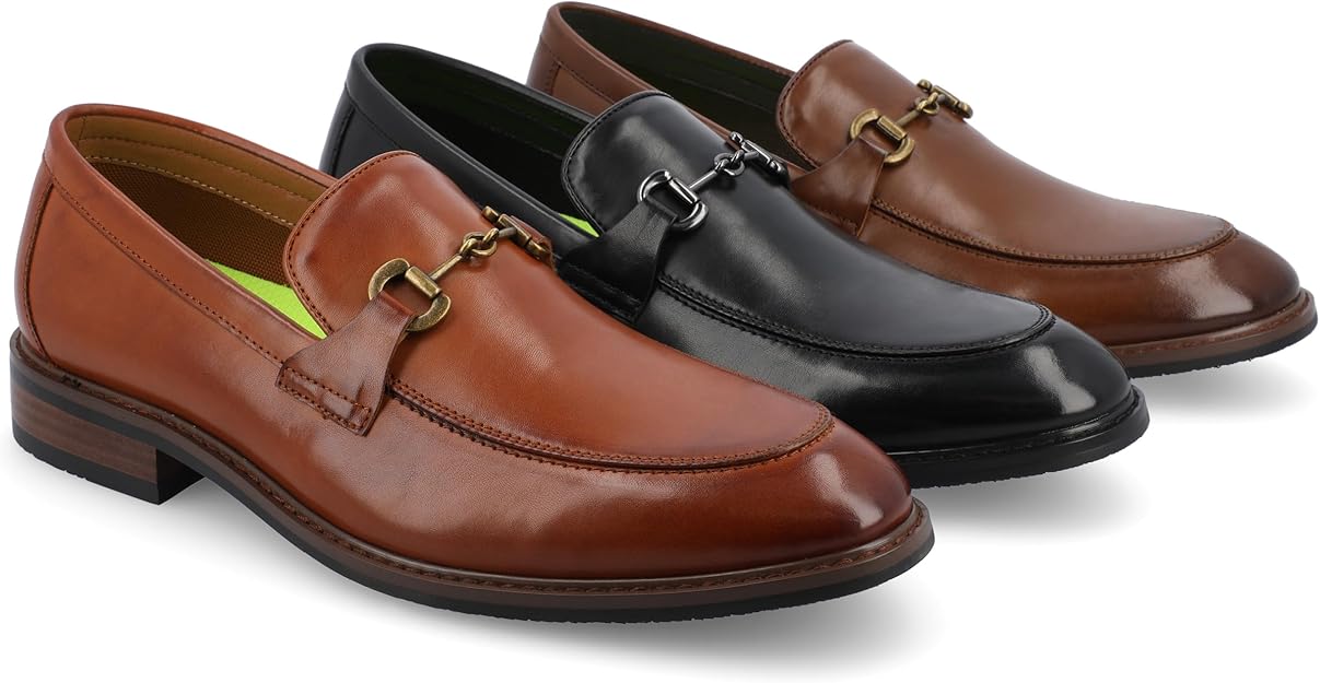 Vance Co Men's Rupert Tru Comfort Dress Shoe Black Size 10.5