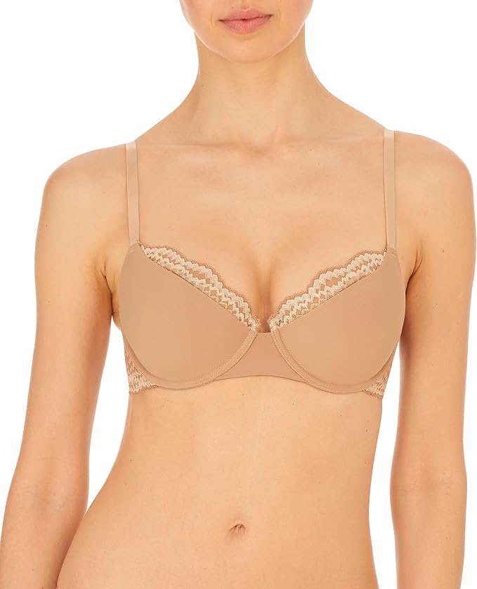 Natori Breakout Full Fit Contour Underwire Bra Cafe/Lt Ivory Size 32B