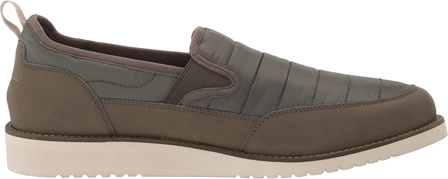 Rockport Men's Axelrod Quilted Slipper Color Olive Size 7.5M