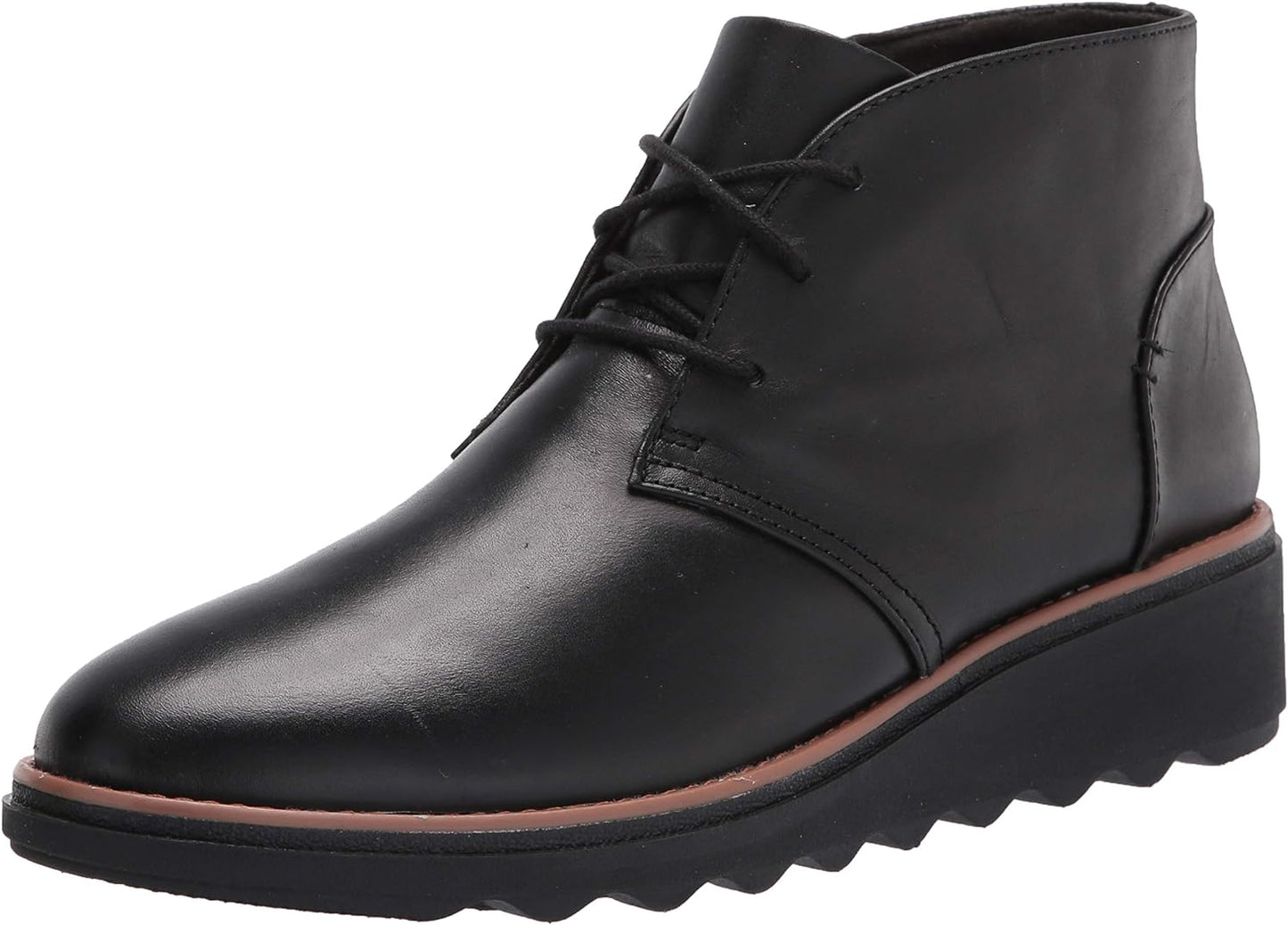 Clarks Women's Sharon Hop Ankle Booties Color Black Leather Size 6M