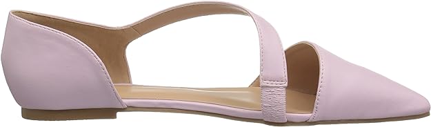 Journee Collection Women's Cross Strap Pointed Toe Flat Color Pink Size 8M