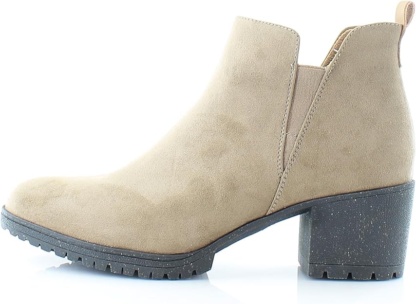 Dr. Scholl's Women's London Ankle Booties Color Woodsmoke Faux Suede Size 6M