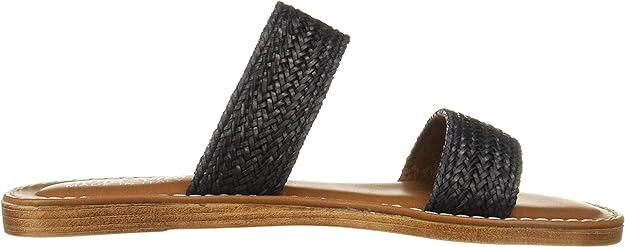 Bella Vita Women's Imo-Italy Slide Sandals Color Black Woven Size 6.5M