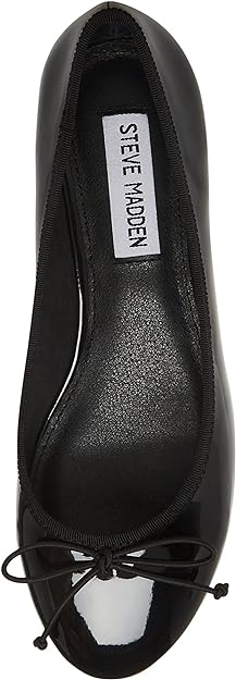 Steve Madden Women's Cherish Heeled Ballet Pump  Color Black Size 8