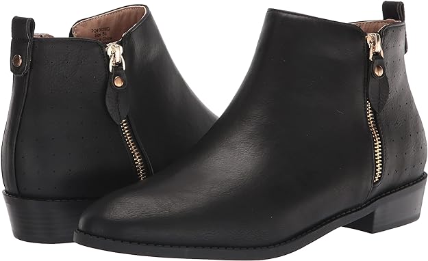 Journee Collection Women's Ellis Ankle Booties Color Black Size 8.5M